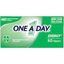 *this statement has not been evaluated by the food and drug administration. One A Day Energy Multivitamin Tablets Multivitamins For Men Women 50 Ct Walmart Com Walmart Com