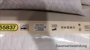1,8 l/m²) kochfest und trocknergeeignet hilfs. Aldi Kopfkissen Von Dormia Youtube