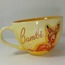 Bambi thumper flower coffee cup mug disneyland walt disney world japan vintage. Disney Store Bambi Mug Exclusive Coffee Cup Tea Yellow Disney Coffee Mugs Mugs Coffee Cups