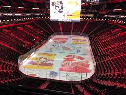 little caesars arena view from mezzanine m19a vivid seats