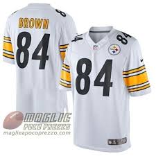 Maglie Basket Nba Poco Prezzo Maglie Nfl Brown Pittsburgh Steelers 84 Nfl Browns Pittsburgh Steelers Antonio Brown Steelers