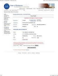 United States Of America Inc Delaware Corporation