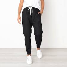 Casual Loose Drawstring Ankle Banded Pants In 2019 All