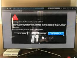 The ability to support the html5 protocol; David Chartier On Twitter Turned Samsung Smart Tv Wifi Back On To Update It Service Notice Pops Up Click It Browser Opens To Certificate Error And A Dead Page Https T Co Lemxzojfuv