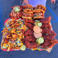 Dredge for a second time in flour mixture, shake off excess flour and place on a baking sheet while you dredge the rest of the. Menu Dave S Hot Chicken