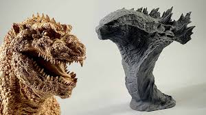 Кайл чандлер, вера фармига, милли бобби браун и др. 1954 And 2019 Godzilla Busts In Kit Form By Ken Ichi Tanaka Of Tanaka Studio Shouts