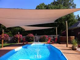 Can T Wait Until We Open The Pool And My Outdoor Sun Shade Sails Are Up This Is Definitely My Favorite Outdoor Space Pool Shade Shade Sail Sun Sail Shade