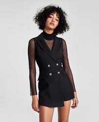 Image 2 Of Combined Tuxedo Jumpsuit From Zara Night Outfits Holiday Dress Outfit Fashion