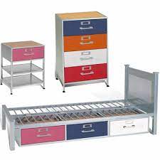 Order factory direct from the industry leader in lockers. Teenage Locker Twin Bed Dresser Nightstand Bedroom Set 35 6701 997 Set Elite Products