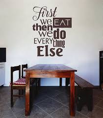 Kik2838 Wall Decal Sticker Funny Inscription Kitchen Restaurant Cafe Wall Decals Kitchen Wall Stickers Wall Decal Sticker