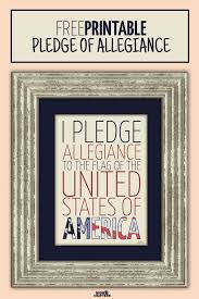 Jumpstart's fun and colorful 'pledge of allegiance' is the perfect means of getting them to do this. Free Printable Pledge Of Allegiance Moms And Crafters