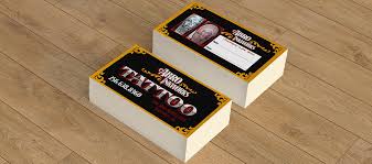 This is some of the tattoo business card i have collected over the past 39 years i have more and will add them as i find them in boxes still. Accel Graphics Abro Inkworks Tattoo Shop Business Card Design