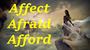 English To Hindi Words Meaning With Example Sentences Affect Afford Afraid Hindi Words English Sentences English Vocabulary Words