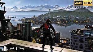 Infamous Second Son Ps5 Gameplay 4k 60fps Youtube