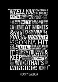 We did not find results for: Rocky Balboa Motivational Speech 12 X18 Poster Total Rocky Shop