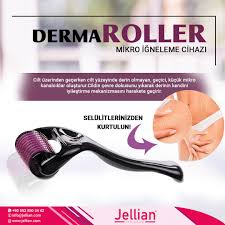 Jellian Dermaroller Cilt Uzerinden Gecerken Cilt Yuzeyinde Derin Olmayan Gecici Kucuk Mikro Kanalciklar Olusturur Cilde Acilan Kanalla Deri Cilt Bakimi Cil