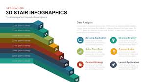 3d Stair Infographics Powerpoint Template And Keynote