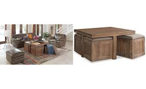 Champagne Cube Coffee Table With 4 Storage Ottomans Only At Macy 39 S Coffee Amp Accent Tables Furniture Cube Coffee Table Coffee Table Storage Ottoman