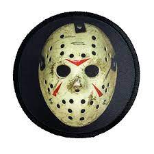 Friday The 13th Part 3 Jason Hockey Mask Iron On Patch Iron On Patches Friday The 13th Punk Patches