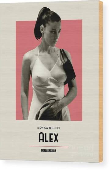 Monica Bellucci Irreversible Wood Print by Bo Kev - Fine Art America