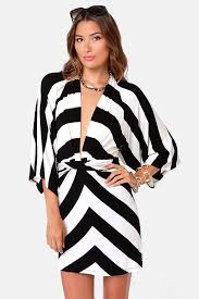 Black And White Kimono Dress Kimono A Mano Black And Ivory Striped Dress Striped Dress Dresses Fashion