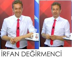 Cemaat'in 17 aralık operasyonlarına dikkat çekmek için ana haber spikeri ekrana maskeyle çıktı. Irfan Degirmenci Halk Tv Haber Spikeri Ms Paint Unluler Calisma Tv