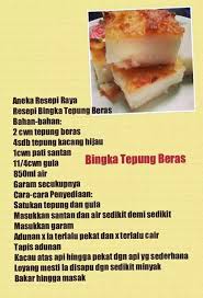 Bingka Tepung Beras Asian Desserts Traditional Cakes Food