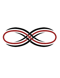 Find your next tattoo idea in our collection of over 10,000 tattoo images Black And Red Tribal Infinity Tattoo Free Design Ideas Free Image Download