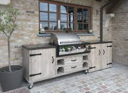 Steigerhouten Buitenkeuken Met Bbq Buitenkeuken Buitenkeukens Keuken Tuin