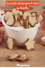 Une Delicieuse Recette Rapide De Biscuits Langues De Chat Agrementes De Nutella Pour La Gourmandise Recettemarmiton Marmiton Langue De Chat Recette Nutella