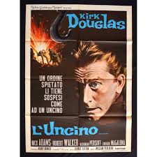Poster L'UNCINO Kirk Douglas Nick Adams Robert Walker Magalona Persoff A295 