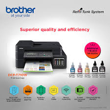The printer can print at full speed with a report print. Brother Dcp T710w Inktank Refill System Printer With Wireless And Automatic Document Feeder Printing Real Compusystem