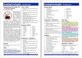 Breaking news stories from us and around the world | msn news. Breaking News English 2 Page Mini Lesson The Interview