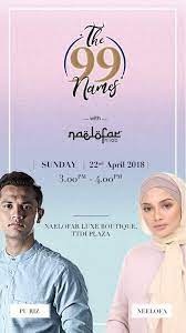 Berikut sedikit info mengenai pu riz, bakal imam neelofa. Neelofa On Twitter Good Morning If You Don T Have Any Other Plans Today Come Drop By Naelofarhijab Ttdi To Join The 99 Names Session At 3 Pm With Pu Rizz And Me
