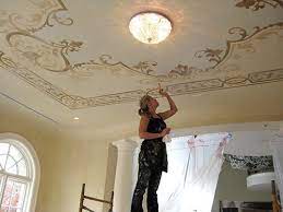 This pictures star murals making ceiling mural time lapse display some ideas to you. Happy Family Home Ceiling Mural Ceiling Murals Ceiling