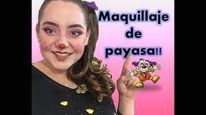 Maquillaje Facil De Payasa Halloween Youtube