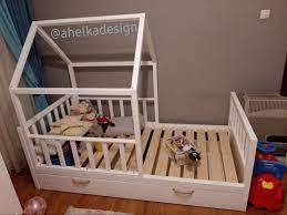 montessori yatak besik bebek mobilyasi montessori karyola