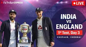 Chennai, india (ap) — scoreboard at stumps on day four of the fifth test between india and england at the ma chidambaram stadium. India Vs England 1st Test Day 3 Highlights India Risk Follow On Sports News The Indian Express