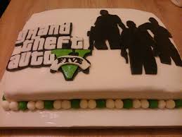 Grand Theft Auto 5 Cake Childrens Birthday Cakes Cake Birthday Party Crafts