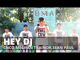 Hey Dj Remix By Cnco Meghan Trainor Sean Paul Zumba Reggaeton Tml Crew Kramer X Camper Youtube Zumba Videos Meghan Trainor Fun Workouts