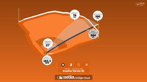 Measuring the stats on Daulton Varsho's home run