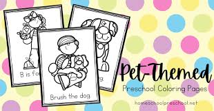 Not only will such coloring worksheets keep your kids happy and busy for a. Printable Pets Coloring Pages For Preschoolers