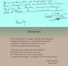 On The Blue Summer Evenings Arthur Rimbaud