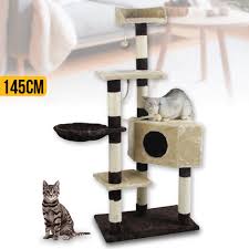 Featuring the world's first curtains for a cat house, the maya. Offtheback Co Nz Nz S Daily Deals At Mates Rates 145cm Cat Tree Tower