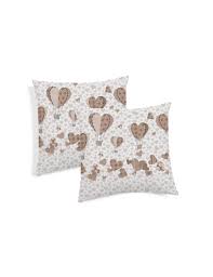 Cuscini per divani, fantasiosi e sfoderabili. Coppia Cuscini Decorativi Per Divano Fantasia Mongolfiera Colore Beige