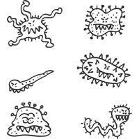 School's out for summer, so keep kids of all ages busy with summer coloring sheets. Assorted Germies Coloring Pages Surfnetkids Germs Preschool Germs Lessons Preschool Coloring Pages