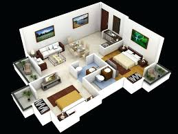 Country house plans, southern house plans, house plans with porch, house plans with wraparound porch, and 2 story house plans. 3d Haus Design Dekoration Ideen Two Bedroom House Design Bedroom House Plans Small House Design