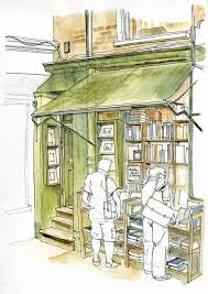 Minster Gates Book Shop Colour Urban Sketching Sketch Book Architecture Sketch