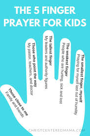 The 5 Finger Prayer For Kids Plus 4 Other Creative Prayer Ideas For Kids For Use I Bible Lessons For Kids Prayers For Children Sunday School Crafts For Kids
