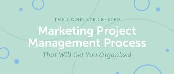 This process is responsible for coming up with marketing plans and ensuring that it is executed as accurately as possible. The Complete 16 Step Marketing Project Management Process